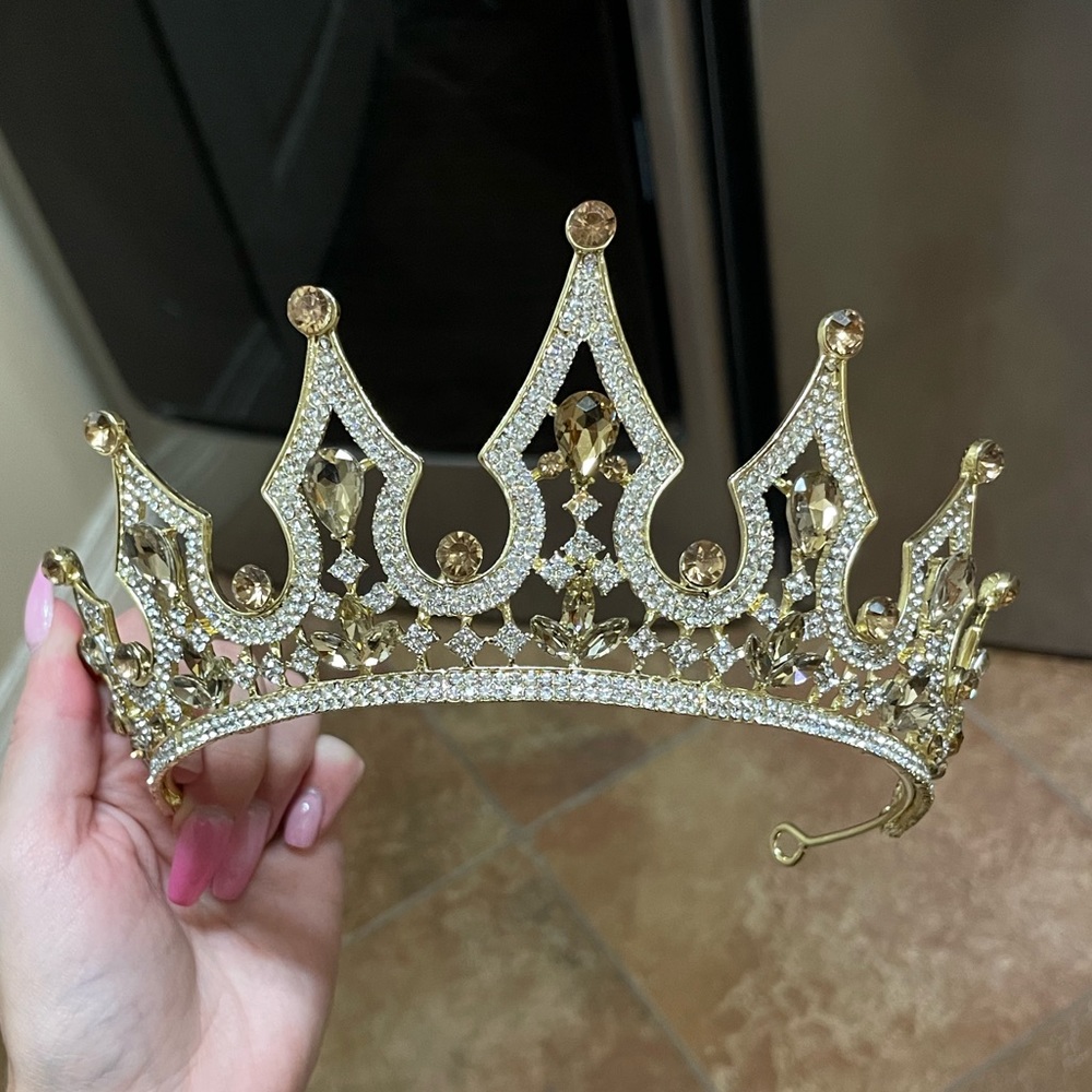 Disney inspired Gold wedding tiara